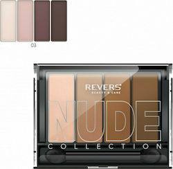 Revers Cosmetics Nude Matt 03 Lidschatten-Palette Matt in fester Form Bunt 6gr