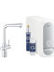 Grohe Blue Home L-Spout Kitchen Faucet Counter Silver