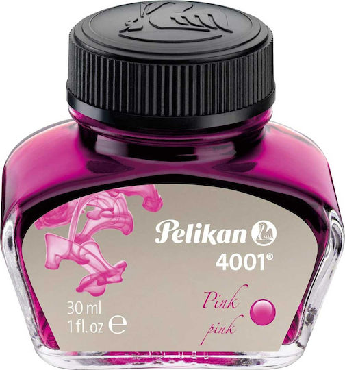 Pelikan 4001 Ersatz- und Füllfederhaltertinten für Füllfederhalter Rosa 30ml