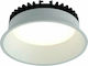 Fan Europe Xantomr220 Spot Rotund Metalic De Tavan Cu LED Încorporat Și Lumină Alb Natural Alb 22x22cm