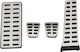 Auto Gs Car Pedal Set for Hyundai Sonata Aluminum Silver 4pcs