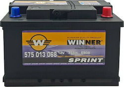 Winner Batterie Auto Sprint 575013068 mit Kapazität 75Ah und CCA 680A Winner Batterie Auto Sprint 575013068 mit Kapazität 75Ah und CCA 680A