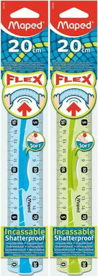 Maped Rigla Plastic 20cm Flex (Culori diverse)