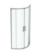 Ideal Standard Connect 2 Kabine für Dusche Halbkreisförmig mit Schieben Tür 77x77x195.5cm Chrom