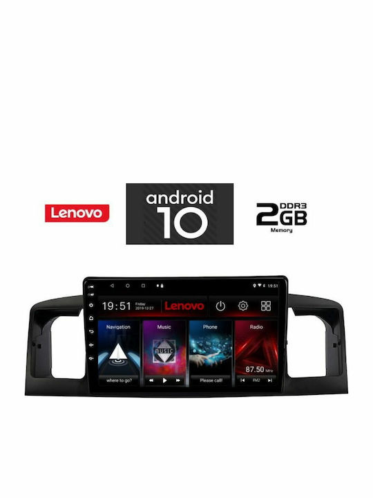 Lenovo Car-Audiosystem für Toyota Korolla 2001-2006 (Bluetooth/USB/AUX/WiFi/GPS) mit Touchscreen 9" IQ-AN X6951_GPS