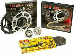 DID Chain & Sprocket Kit (15-44-428VX) for Yamaha YBR 250 07'-11'