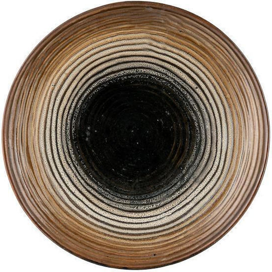 Zen Collection Platou Decorativ Ceramică Maro 1buc 33.5x33.5x5.5buc