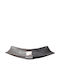Karvounis Rectangular Ceramic Decorative Platter Silver 40.5x15.5x10cm