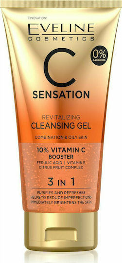 Eveline C Sensation Cleansing Gel Wash Gel Cleansing Face 150ml