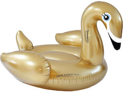 Swim Essentials Inflatable Floating Ring Swan Gold 150cm