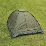 Mil-Tec De vară Cort Camping Igloo Kaki pentru 3 Persoane 210x210x130cm