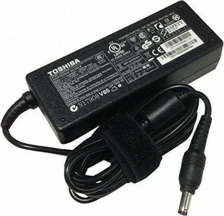 Toshiba Φορτιστής Laptop 75W 19V 3.95A για Toshiba με Αποσπώμενο Καλώδιο Τροφοδοσίας