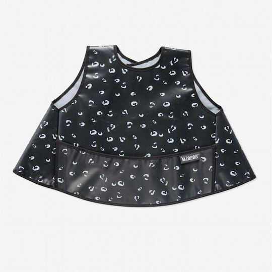 Minene Wasserdicht Schutzanzug Kunststoff mit Bügelverschluss und Schlaufe Black-White polka dot 10312002390