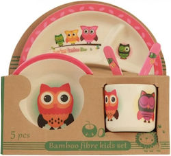 Fiko Baby- und Kinder-Essgeschirr aus Bamboo 5 Stück