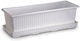 Atmosphera Ionian 132 Planter Box 50x16cm in White Color 10.04.0132D