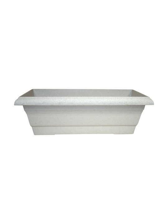 Plastona Festone 213 Planter Box 98x20cm in Gray Color 10.04.0213Α