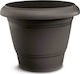 Plastona Festone Campana Flower Pot 49x40cm in Gray Color 10.04.0206C