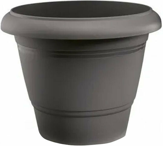 Atmosphera Festone Саксия За Цветя Пластмасова Черна 32x32x26см