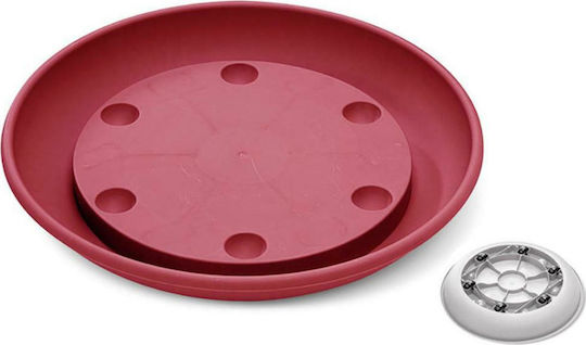 Atmosphera Topfplatten Kunststoff Rosa Mit Rädern 35x35cm 10.04.0935RP