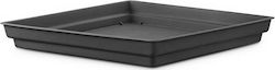 Plastona 10.01.0057 Square Plate Pot Black 36x36cm