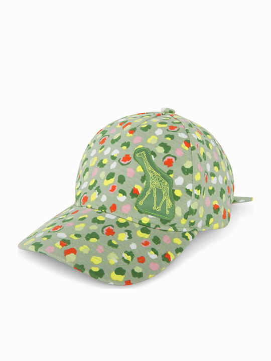 Tuc Tuc Kids' Hat Jockey Fabric Giraffe Green