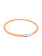 Trixie Shiny Silicone Dog Collar in Orange color Rechargeable USB Safety Collar 70cm/10mm 10mm x 70cm