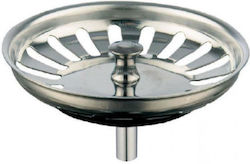 L.B. Plast Stainless Steel Cap Sink with Output 83mm Silver