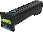 Lexmark CX860 Toner Κυανό (82K2UCE)