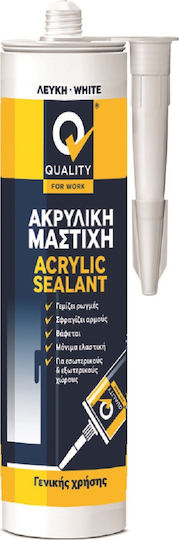 Quality For You Acrilic Adeziv Mastic Alba 280ml 1buc