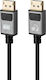 Powertech Cable DisplayPort male - DisplayPort male 1.5m Gray (CAB-DP053)