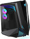 Gigabyte AORUS C700 Glass Gaming Full Tower Computer Case with Window Panel and RGB Lighting Black