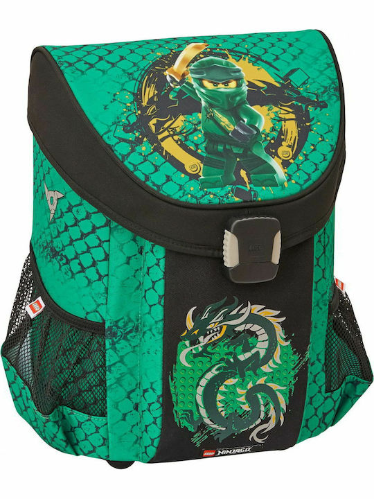 Lego Ninjago Green School Bag Backpack Elementary, Elementary in Green color