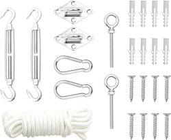 vidaXL Anschluss für Gartenpergola aus Stahl 9S...