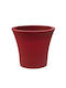 Atmosphera City 25 Flower Pot 25x22cm in Red Color 10.11.0047