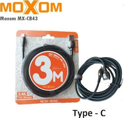 Moxom MX-CB43 Braided USB 2.0 Cable USB-C male ...