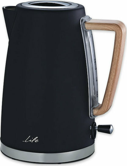 Life Ritz Βραστήρας 1.7lt 2200W Μαύρος