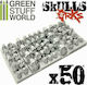 Green Stuff World Фигура Макет Resin ORK Skulls 50бр
