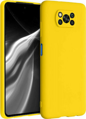 KWmobile Back Cover Σιλικόνης Vibrant Yellow (Poco X3 NFC / X3 Pro)