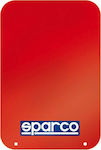 Sparco Car Mudguard Λασπωτήρες Κόκκινο 2τμχ 2pcs