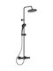 Ideal Standard Ceratherm T25 Shower Column with Mixer 111.7cm Black