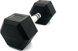 Rubber Hexagon Dumbbell 1 x 7.5kg