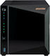 Asustor Drivestor 4 Pro (AS3304T) NAS Turm mit 4 Steckplätzen für HDD