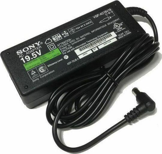 Sony Φορτιστής Laptop 90W 19.5V 4.74A για Sony χωρίς Καλώδιο Τροφοδοσίας