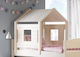 Bed Accessories Little house White 98x120cm