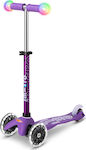 Micro Kids Scooter Mini Deluxe Magic LED 3-Wheel for 2-5 Years Purple