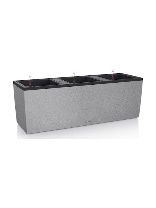 Lechuza Trio Cottage 30 Planter Box Auto-alimentare 100x34cm în Culoare Gri 15045