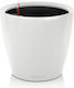 Lechuza Classico Premium 35 Flower Pot Self-Watering 35x33cm in White Color 16060