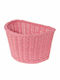 BRN Giusy Wicker Bicycle Basket Pink CE 31 P
