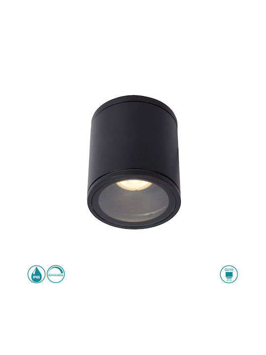 Lucide Lightning Aven Μονό Σποτ με Ντουί GU10 σ...