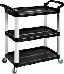 Küchenwagen für gewerbliche Küche mit 3 Ebenen H97xB107xT50cm Küchenwagen für gewerbliche Küche mit 3 Ebenen H97xB107xT50cm